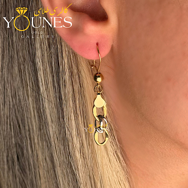 گوشواره طلا عصایی کارتیر لوکس